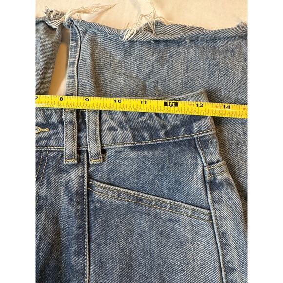 Pretty Little Thing Front Seam Wide‎ Leg Jeans Sz 4 - Picture 7 of 7